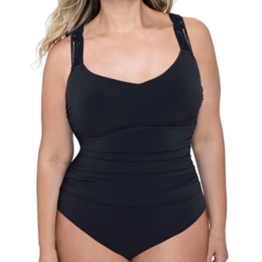 Profile by Gottex Fishnet Slimming Tummy Control